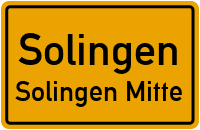 Straßenverzeichnis Solingen Solingen Mitte